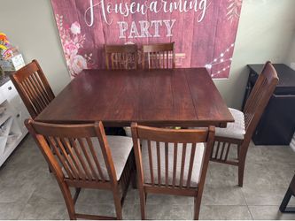 Dining Table + 6 chair set