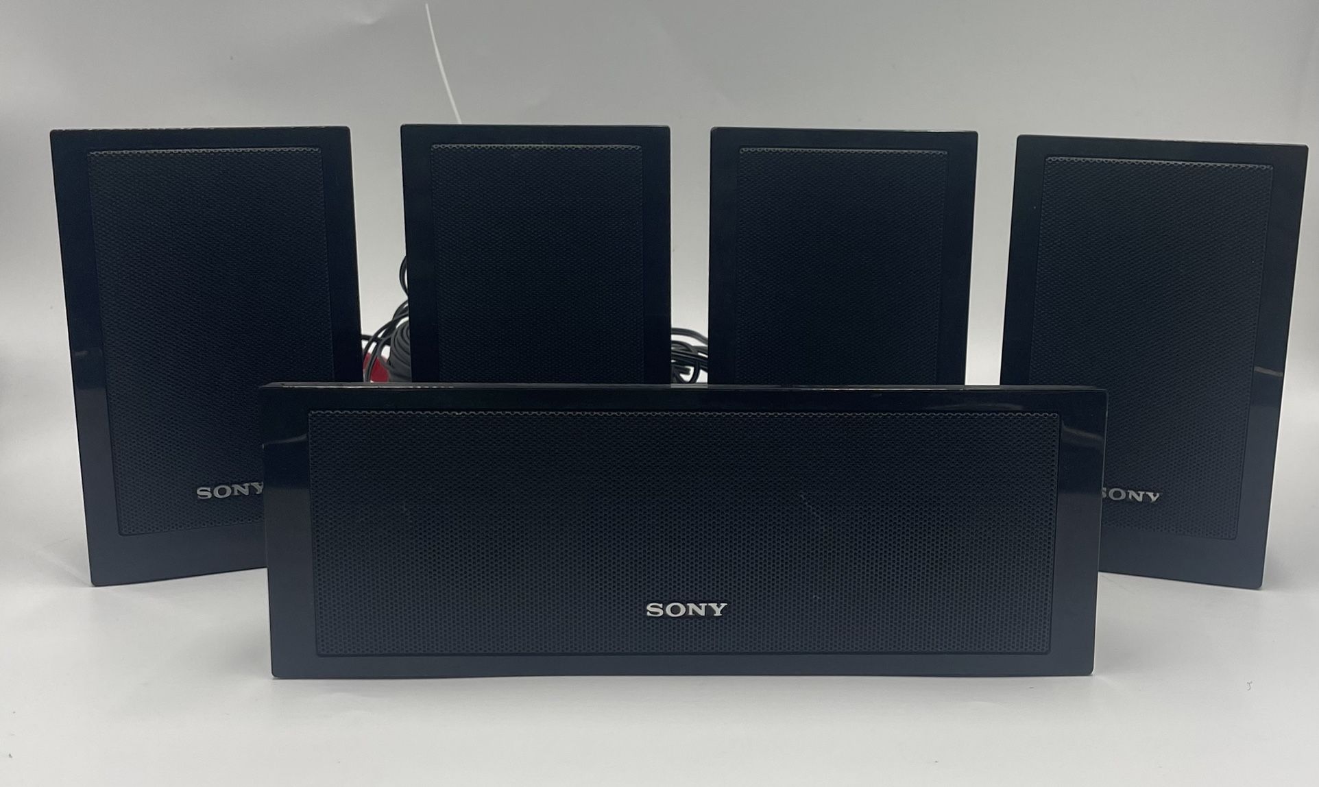 SONY Surround Sound Speaker System SS-TS102 SS-CT101 Center Left Right Set Of 5
