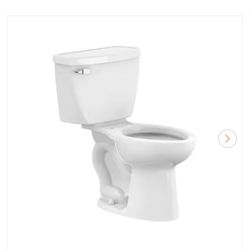 Cadet FloWise Tall Height Pressure-Assisted 2-piece 1.1 GPF Elongated Toilet in White, Seat Not Included