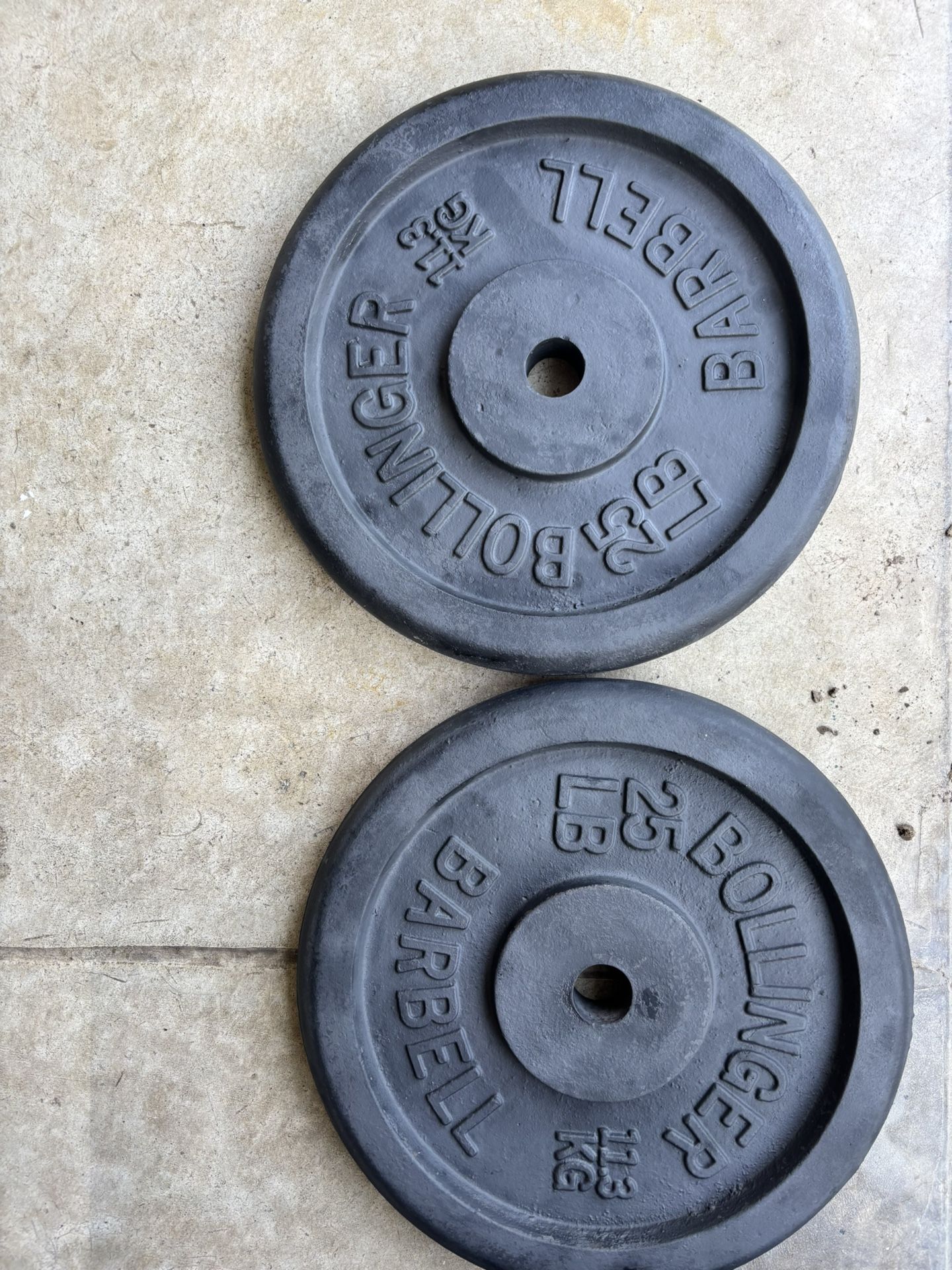 25lb Pair One Inch Plates 
