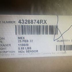 Cummins Nox Sensors