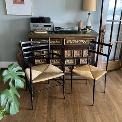 Gio Ponti Superleggera Enrico Delmonte Style MCM Vintage Chairs