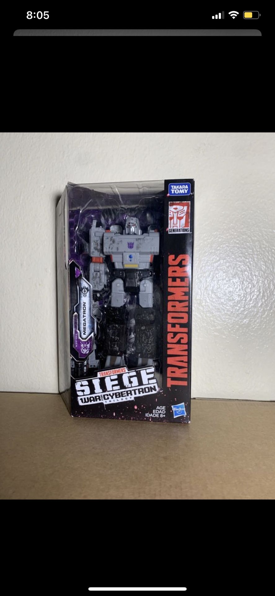 Transformers Generations War for Cybertron: Siege Voyager Class WFC-S12 Megatron Action Figure