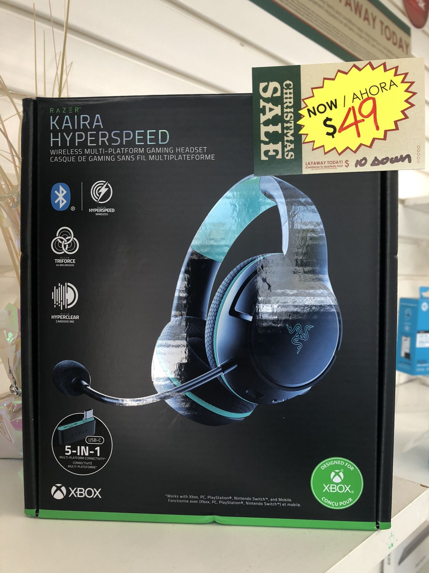 Xbox Razer Kaira Hyperspeed Wireless Multi-Platform Gaming Headset