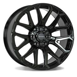 20X9 6X135/139.7 ET+0 CB108.1 BLACK- SET OF 4 