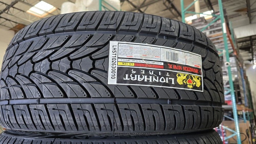 New Tires 295/30R26 Lionhart LH Ten 107W XL ($162)(each)