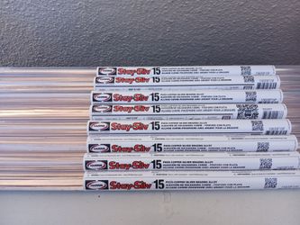 15 percent Silver Brazing Sticks 28 per tube 150 each