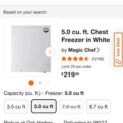 Chest Freezer For Sale