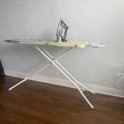 Ironing Board and Iron 