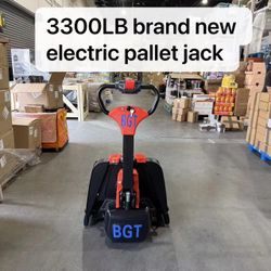  3300lb Brand New Electric Pallet Jack