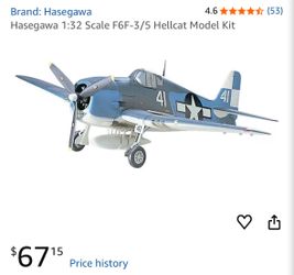 Hasegawa 1:32 Scale F6F-3/5 Hellcat Model Kit