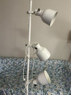 IKEA- Floor Lamp With 3-spots Bulb .