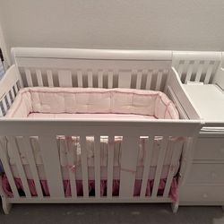 Storkcraft Portofino 5 In 1 Convertible Crib And Changer