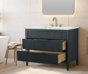 42 in single sink bath vanity