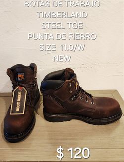 BOTAS DE TRABAJO..STEEL TOE..PUNTA DE FIERRO..NEW