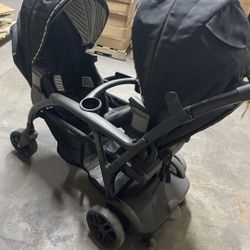 Doubel  Stroller  Green 