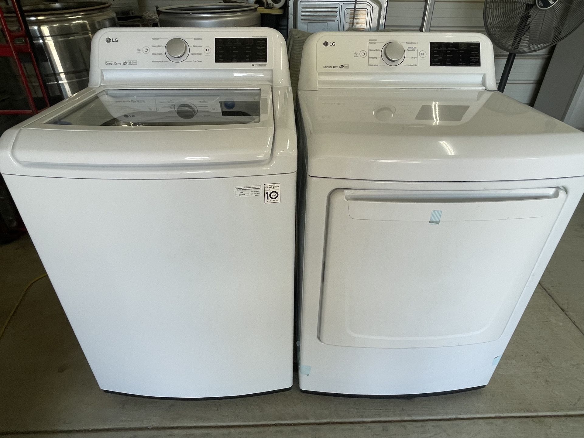LG Washer And Gas Dryer