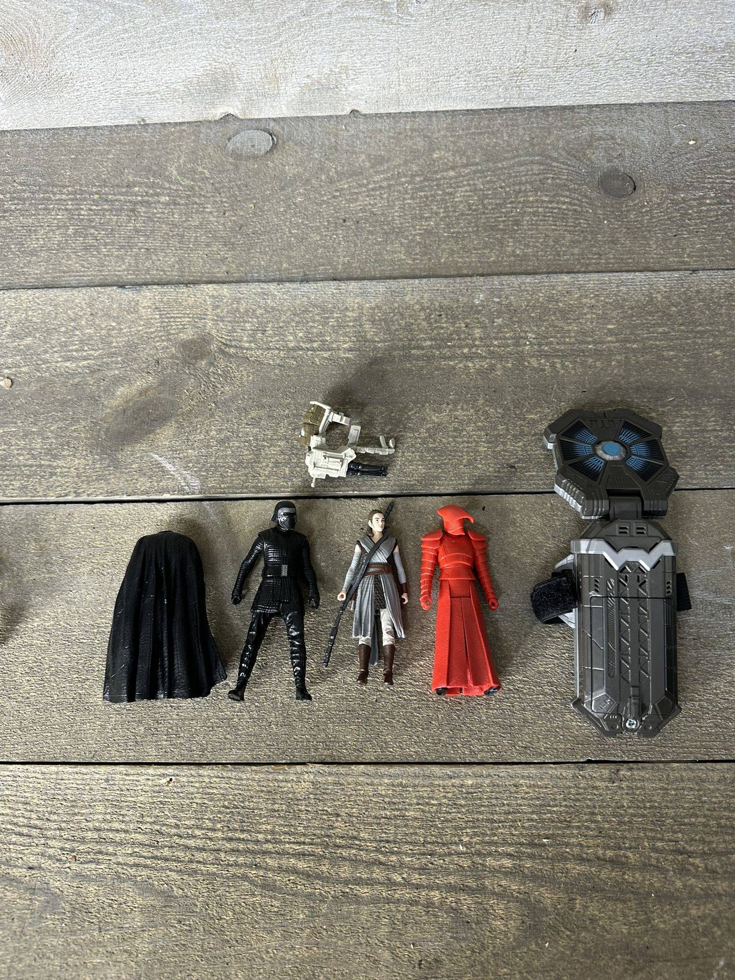 Star Wars Force Link Rey Kylo Ren Elite Praetorian Guard Action Figure Lot