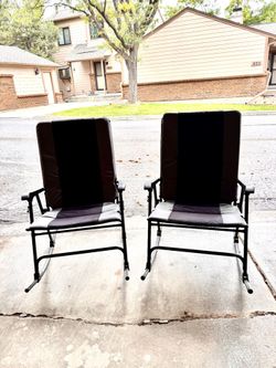 Two Rarely Used Camping World Rocking Chairs