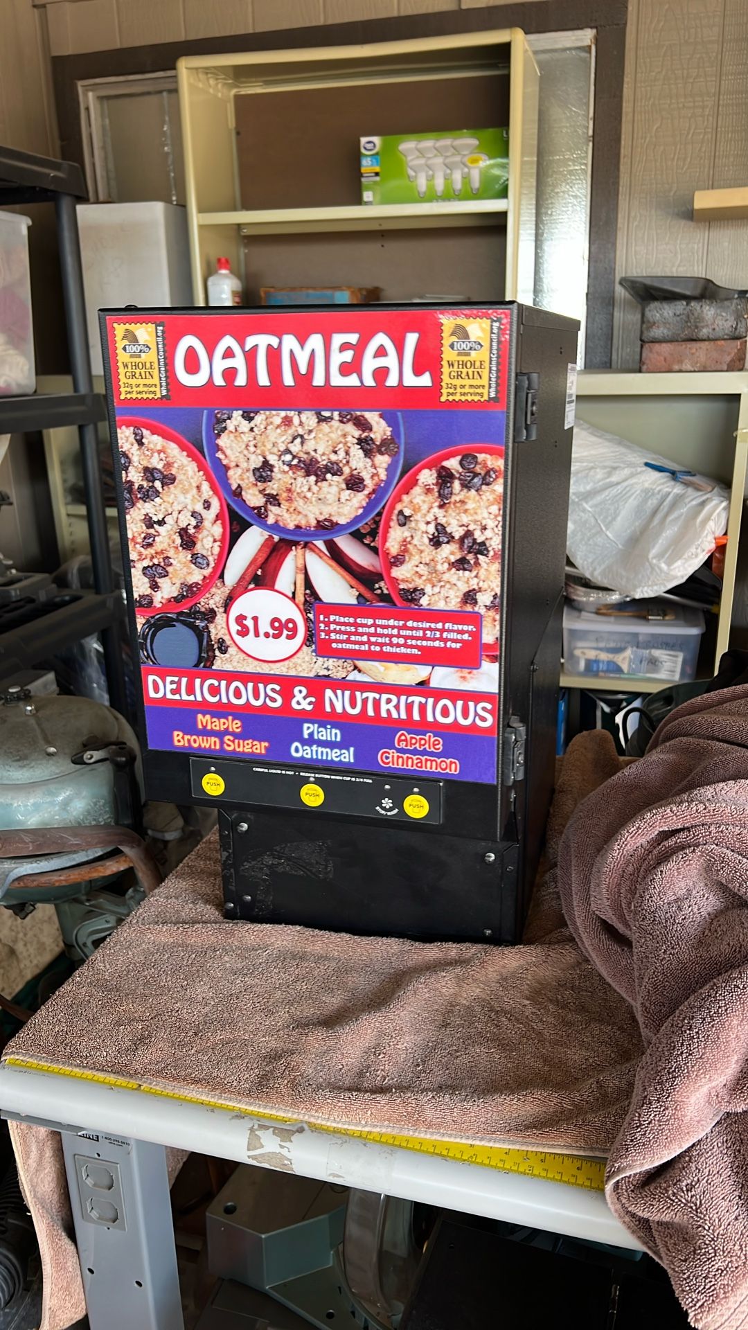 Curtis Maker Oatmeal Machine