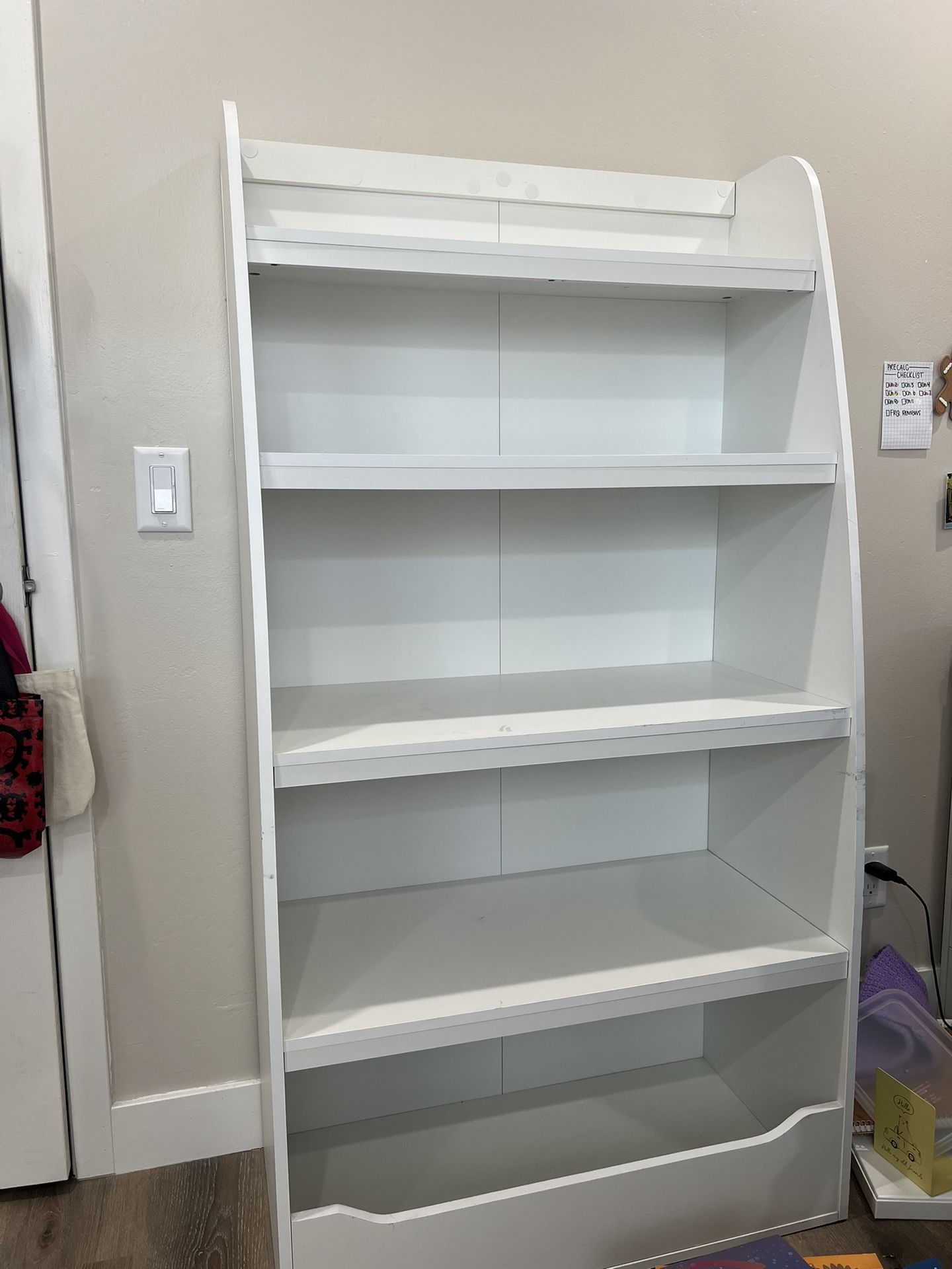 White Bookshelf