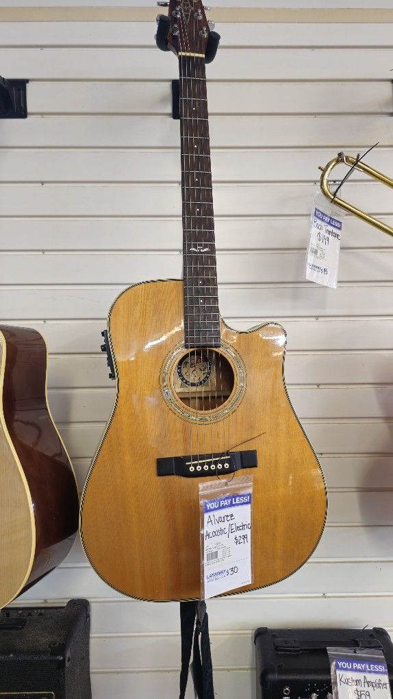 Alvarez Acoustic/Electric Guitar Here At Cash America Pawn Here In Greensboro 