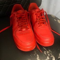Air Force 1s Red size 11
