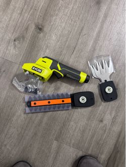 RYOBIUSB Lithium Shear Shrubber Kit with 2.​0 Ah USB Battery and Charging Cable