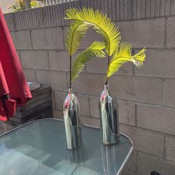 Artificial flowers in vase