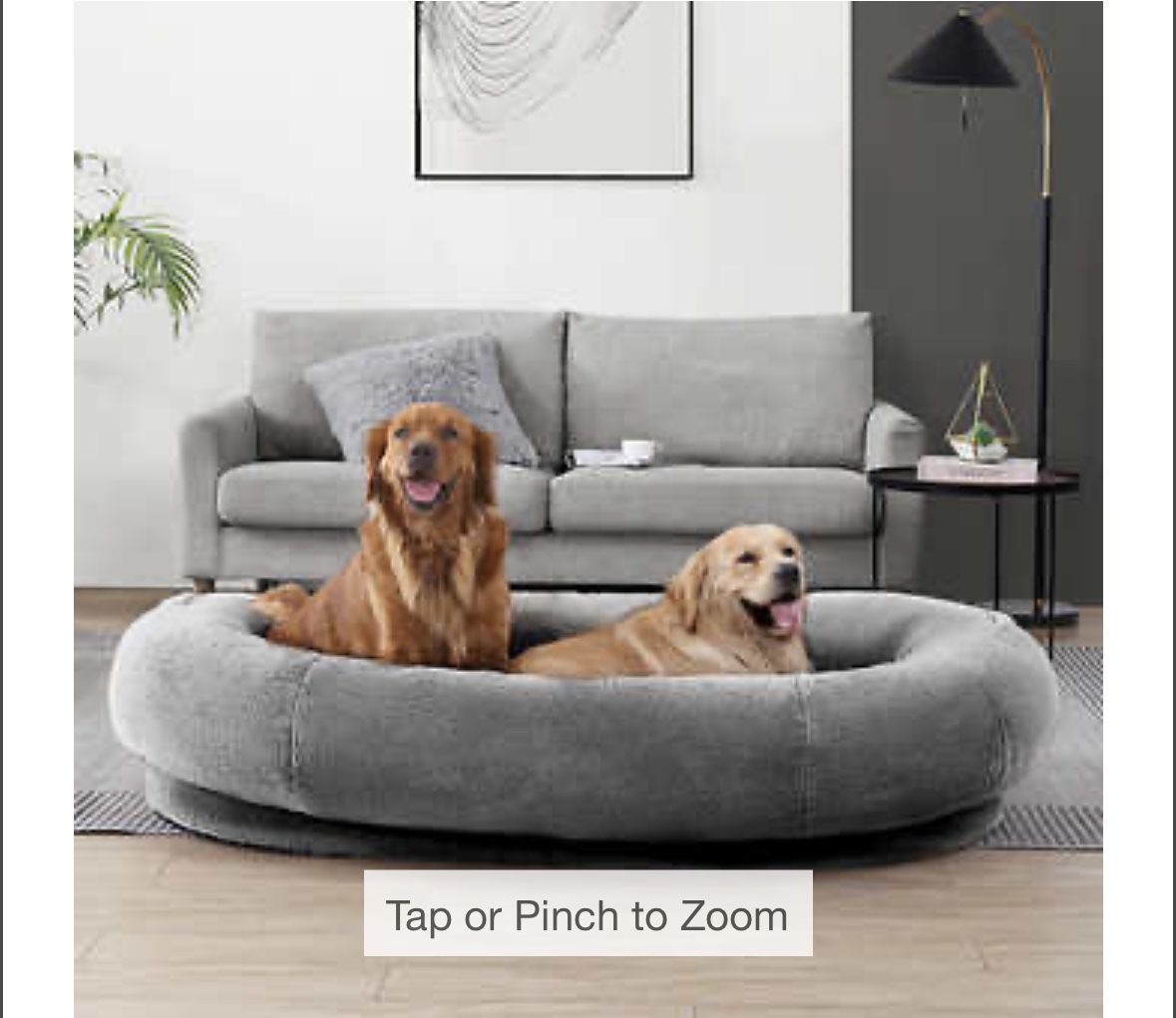 Canine Creations by Arlee Home & Pet Napper Ultimate Pet Bed, Taupe
