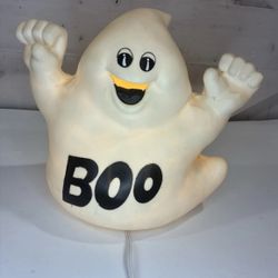 Light Up Blow Mold, Vintage Ghost Has New Bulb And Cord