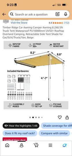 Brand new awning never used