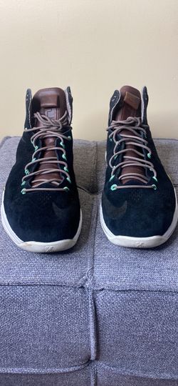 Nike Lebron 10 Ext Qs “ Black Suede “ Sz 9.5