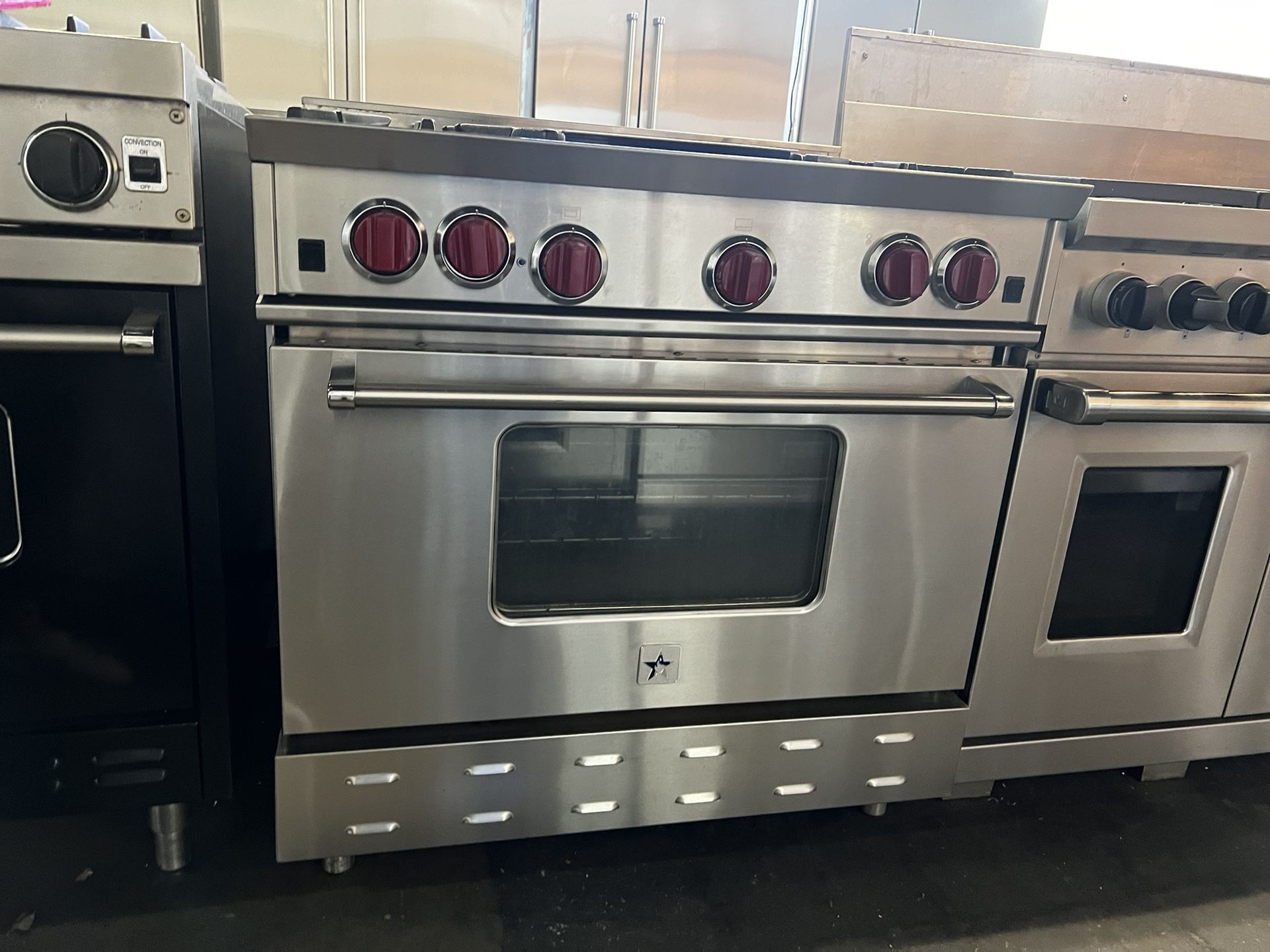 Blue Star 36”Wide Dual Fuel Range Stove In Stainless Steel