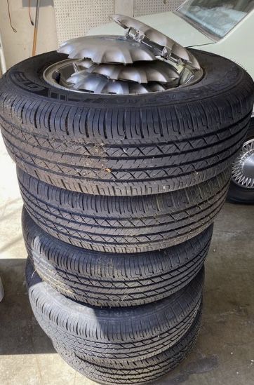 R15 tires with 75% life left
