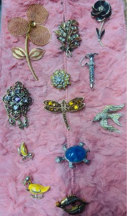 Vintage Brooch Pins