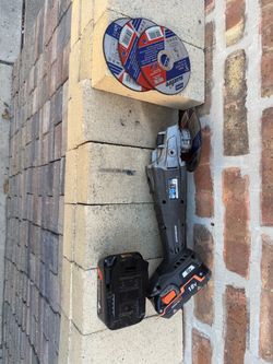 Ridgid 18V Cordless  Grinder with Battery
