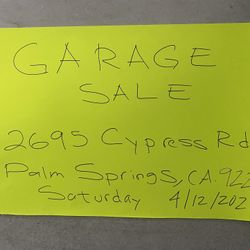 Garage Sale