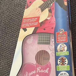 Love Rock Youth acoustic guitar first act discovery select edition. 
