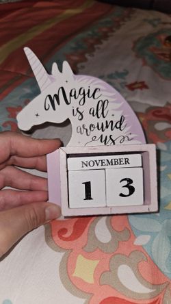 Unicorn Calendar Blocks