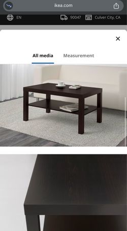 IKEA LACK Coffee Table Black-Brown