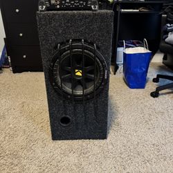 Subwoofer and amp