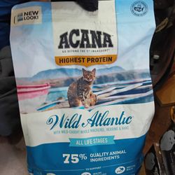 Acana Atlantic Wild Caught Cat Food W/ Makeral, Herring And Hake(4lbs)