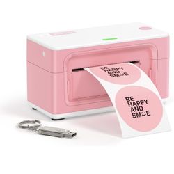 Munbyn Pink Shipping Label Printer 