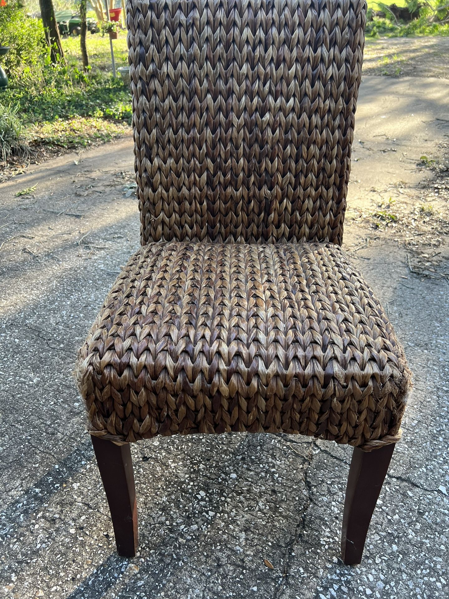 Pottery Barn Seagrass Chairs