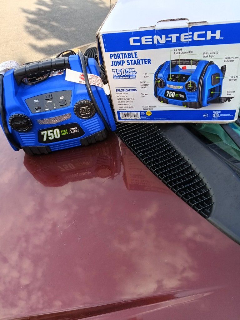 Portable Jump Starter for car. $30 or O.B.O.
