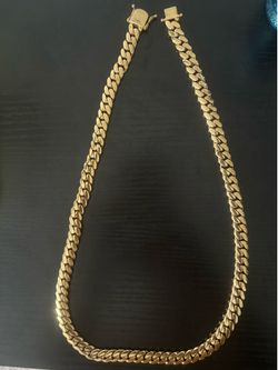 14k gold Cuban chain