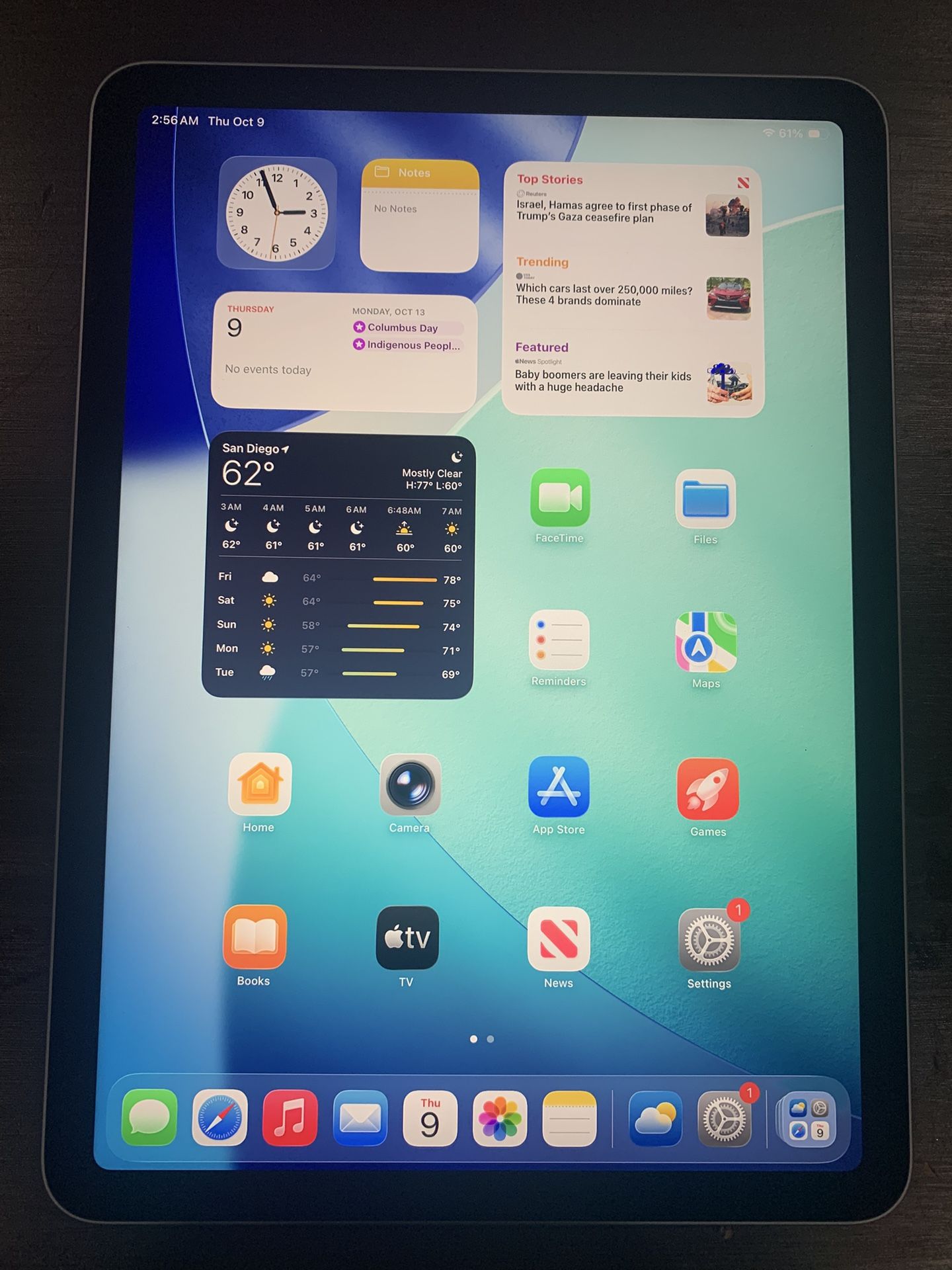 Apple iPad Air (M3) 11 inch Wi-FI 256GB - Space Gray