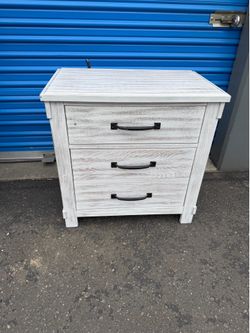 Jack White 2-Drawer 28 in. Wide Nightstand