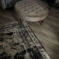 Living Room Chair & Ottoman 